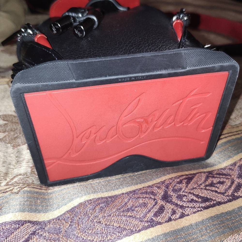 Christian Louboutin Explorafunk Keyring Studded Crossbody Bag - Picture 6 of 8